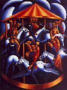 Mark Gertler The Merry Go Round USA oil painting artist